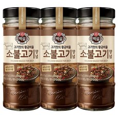 백설 소불고기양념 500g x 3개