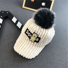 코듀로이곰돌이모자