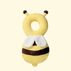 BEVITALITY 아기 머리보호대 뒤떨림 방지 모자 통기성 아기 걸음마 뒤떨림 방지 머리보호대, 꿀벌, 1개