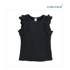 컬리수 (NC 부산대점) 20% SALE 여아 민소매 티셔츠 여아 나시 티셔츠 레이스 디자인으로 러블리하게!!