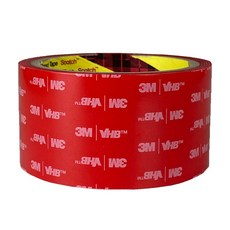 3M 4910 VHB 투명 폼 양면테이프 50mm * 1.5m / 차량용 소품용 인테리어용, 1개