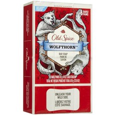 미국발송 올드스파이스 Old Spice Wild Collection Wolfthorn 남성용 바 비누, 1개