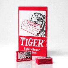 타이거 면도기 부드러운 피부용, 01 RED, 1개