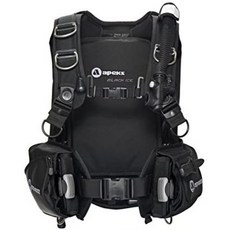 [아마존베스트]Apeks by Aqua Lung Black Ice Back Infalate BCD, One Color_Small - Medium, One Color