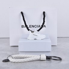 [지앤샵] 3D 발렌 보테가 차키 키링 9color 운동화 키홀더 열쇠고리 선물세트 _ gn0061, 화이트
