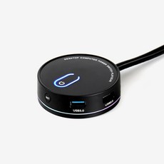 플레이기어 PG-PW33 USB3.0 외부전원스위치 컴퓨터스위치 파워스위치 PC외부전원 컨트롤러, 블랙, 1개