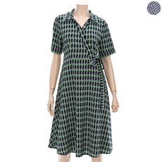 [미센스] 애플아울렛 / 기히학카라벨티드원피스/ 편안한 소재에 날싼해 보이는 핏 깔끔한 세미정장 스타일