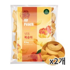 냉동 맥그로우앤마리 복숭아 1kg1212370, 2개