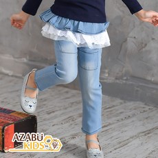 여아데님팬츠레이스