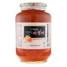 자몽차 진한 과육이 맛있는 더상큼한 자몽청 2Kg, 1개, 1개입