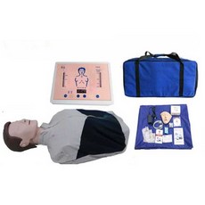 심폐소생술 인형 반신형 하임리히법 모형 교육 연습, 반신 CPR210S 음성/등