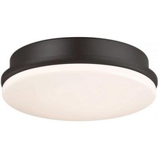 Fanimation Kute 천장 선풍기 LED 라이트 키트 브러시드 새틴 브라, Black, 1개