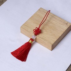 굿씽인디 사이즈 차이나 결 태슬 프린지 자 DIY 핸드메이드 7푸른 구름과 안개 위빙 라탄 책갈피 펜던트 수염 액세서리