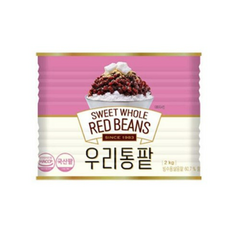 대두식품 우리통팥 통조림, 2kg, 2개
