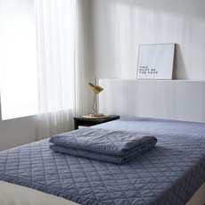 순면고밀도워싱피그먼트침대패드스프레드레이스 TOP01