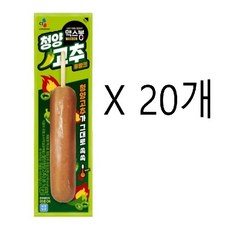 CJ제일제당 CJ 맥스봉 청양 고추후랑크 80gx20개(무료배송), 20개, 80g