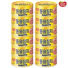 동원 라이트 스탠다드 참치, 100g, 12개