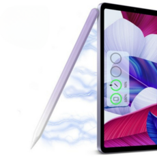 GOOJODOQ 아이패드 호환 펜슬 무선충전, Purple-nib*4, 1개