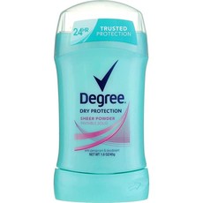 Degree 여성용 땀 억제 데오도란트 스틱 시어 파우더 45.4g(1.6온스), 45g, 1개