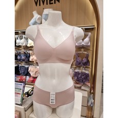 비비안 S~XL까지!!무봉제 퓨징 브래지어 팬티 세트(BR1851ABP1851A) 215144