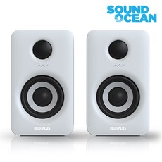 미디플러스 스튜디오 모니터 스피커 MIDIPLUS Studio Monitor PC-Fi Speakers, MI5 V2 White 블루투스 (1조=2통) - 미디어플레이어mkvatmos