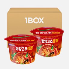 HEYROO 청양고추짬뽕 컵라면 115g 12개입