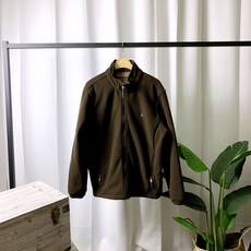 빈폴 브라운 후리스 투포켓 집업 점퍼