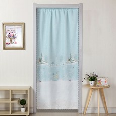 행거용커튼 부엌 공간분리 커튼 가리개 중문대용 원룸 카페 칸막이 가림막, A