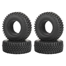 1/2/4PCS 100mm 1 9 인치 고무 타이어 10 RC 락 크롤러 용 폼 인서트 포함 Axial SCX10 D90 D110 Tamiya CC01, 4pcs, 4개