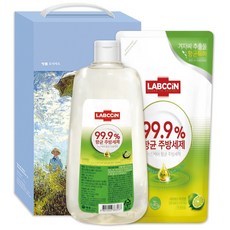 애경 랩신 세제 선물세트 15호 (주방세제 용기 + 리필), 1개
