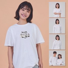 (착한가격)_키밍 여름 여행 오버핏후드티 남고반티 단체반팔티_(AN4116+99181)