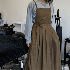 최화정 앞치마 에이프런 st 집들이 코튼 꽃집 바리스타 롱 주방 카페 하프 선물 원피스