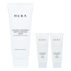 헤라 화이트 프로그램 딥 클렌징 폼 200ml+50mlx2개 얼굴피지제거, 1개, 200ml