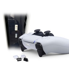 PS5 듀얼센스 USB C타입 충전 먼지 마개 2EA, 듀얼센스 충전 먼지마개 2EA, 블랙