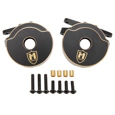 MEUS RACING Vanquish H10 Optic Sparco Yokohama RTR 1/10 RC 크롤러 업그레이드 부품용 황동 스티어링 너클 L-124g/R-128g