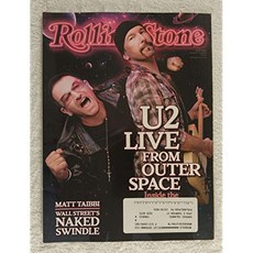 보노 더 엣지 -U2 우주 공간 생중계-역대 최대 록쇼-롤링 스톤 매거진-# 1089-2009 년 10 월 15 일-월스트리트 누드기만 기사, 본상품