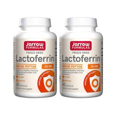Jarrow Formulas 락토페린 250 mg 60 캡슐 2병, 60정, 2개
