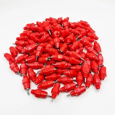 닭 물주기 젖꼭지 술꾼 메추라기 비둘기 자동 물 유형 가금류 농업 용품 100, Red 100Pcs, 100개