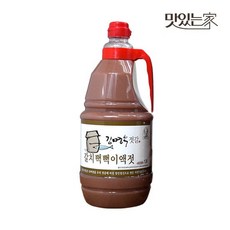 맛있는 김명수젓갈 대한민국 명인의 3년숙성 갈치뻑뻑이액젓 1800ml, 없음