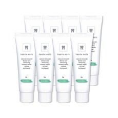 투스노트 천연미백치약 스피아민트향, 30g, 8개