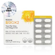 투퍼데이 케이디 칼슘마그네슘 120정 1박스 l 닥터체크 칼슘마그네슘, 1개