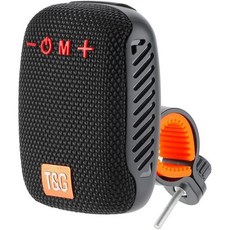 TG 휴대용 블루투스 스피커 IPX5 방수 자전거 마운트 FM 라디오 블랙, TG 휴대용 블루투스 스피커, IPX5 방수, 자전거