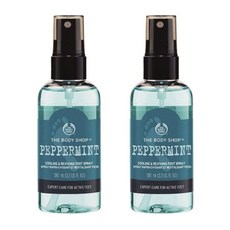 The Body Shop Peppermint Foot Spray 더바디샵 페퍼민트 풋 스프레이 100mL x 2팩