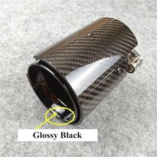 Bmw F87 F80 F82 F83 F90 용 블랙 탄소 배기 팁 M2 M3 M4 M5 성능 1 개, 1) IN 60 OUT 93 MM
