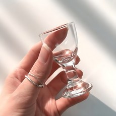 Odette 고블렛 고량주잔 6개 20ml 세트 래미 20ml 고블렛 고량주잔 6개