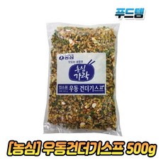 [AEQ_9622721] 농심 건더기스프 500g 1봉 가락우동 후레이크 업소용 대용량 건조유부 덴까스 텐까스, 단일상품