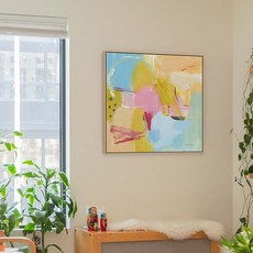 아트앤샵 캔버스 원목띄움 그림액자 전이 II 파리다 자만 10종