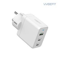 멀티USB충전기 와이즈핏 65W 접지형 고속충전기 형 플러그 USB PD C타입 PPS GaN 3포트 갤럭시 아이폰호환 호환 노트북 충전 가능 멀티 삼성호환 초고속 충전지원, [01] 형, [01] 화이트
