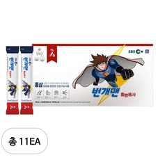 번개맨 홍짱용사 어린이 홍삼 36p, 360ml, 11개