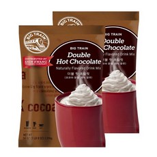 [빅트레인] 더블 핫 초콜릿 파우더 1.59kg (2개세트), 1개입, 2개